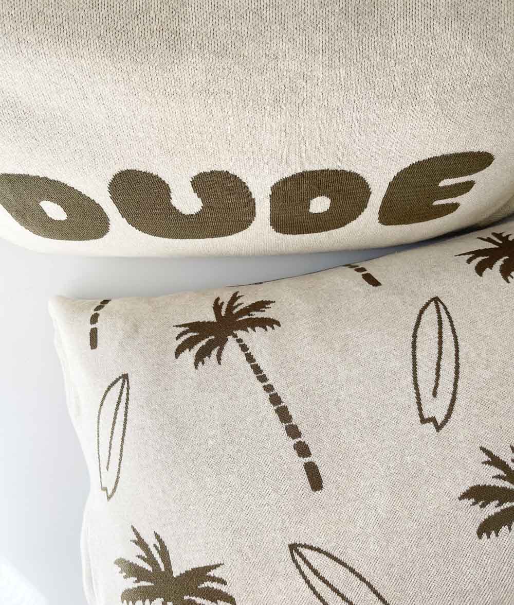 Bengali Home® | Kids & Bedroom Decor - Olive Surfing Palm Pillowcase