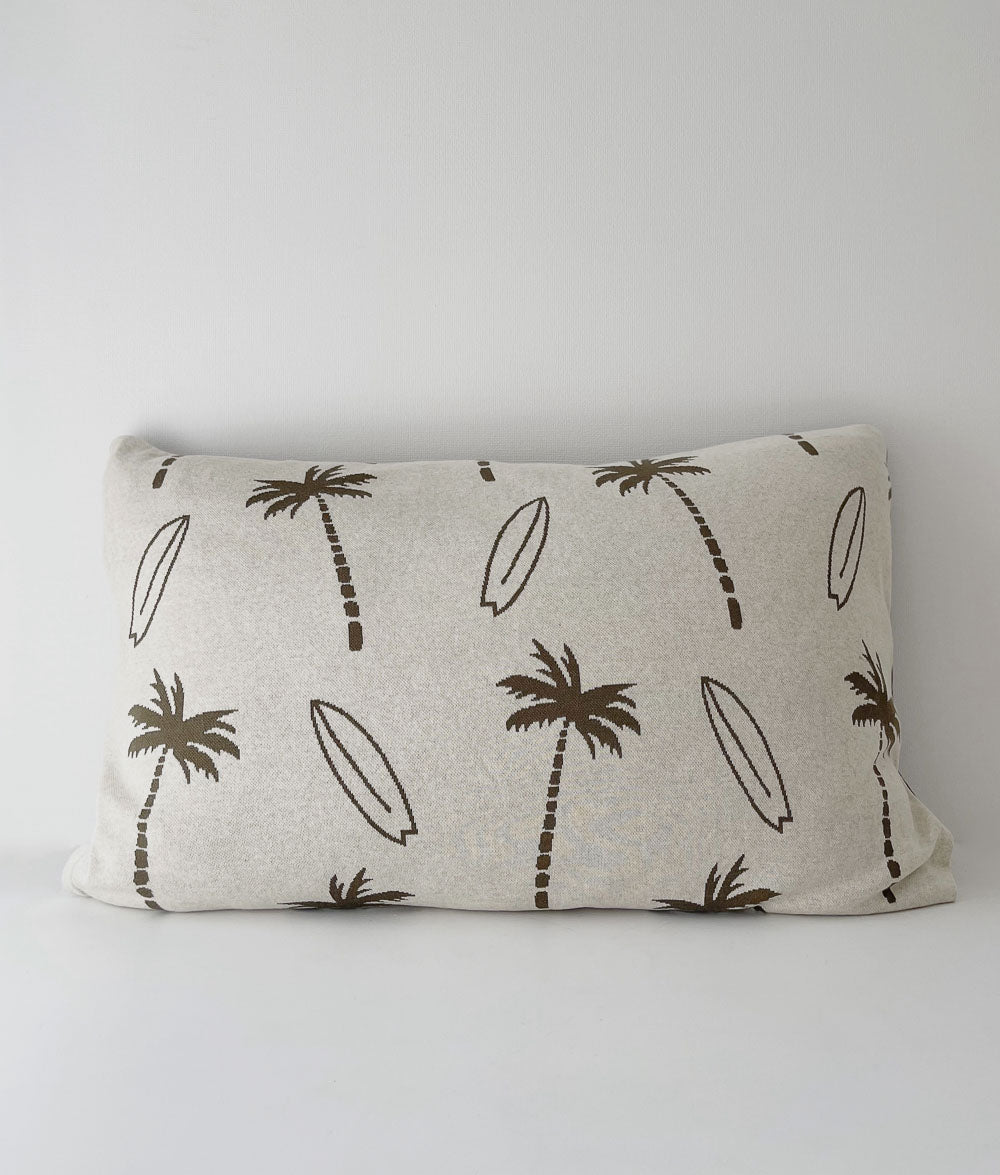 Bengali Home® | Kids & Bedroom Decor - Olive Surfing Palm Pillowcase