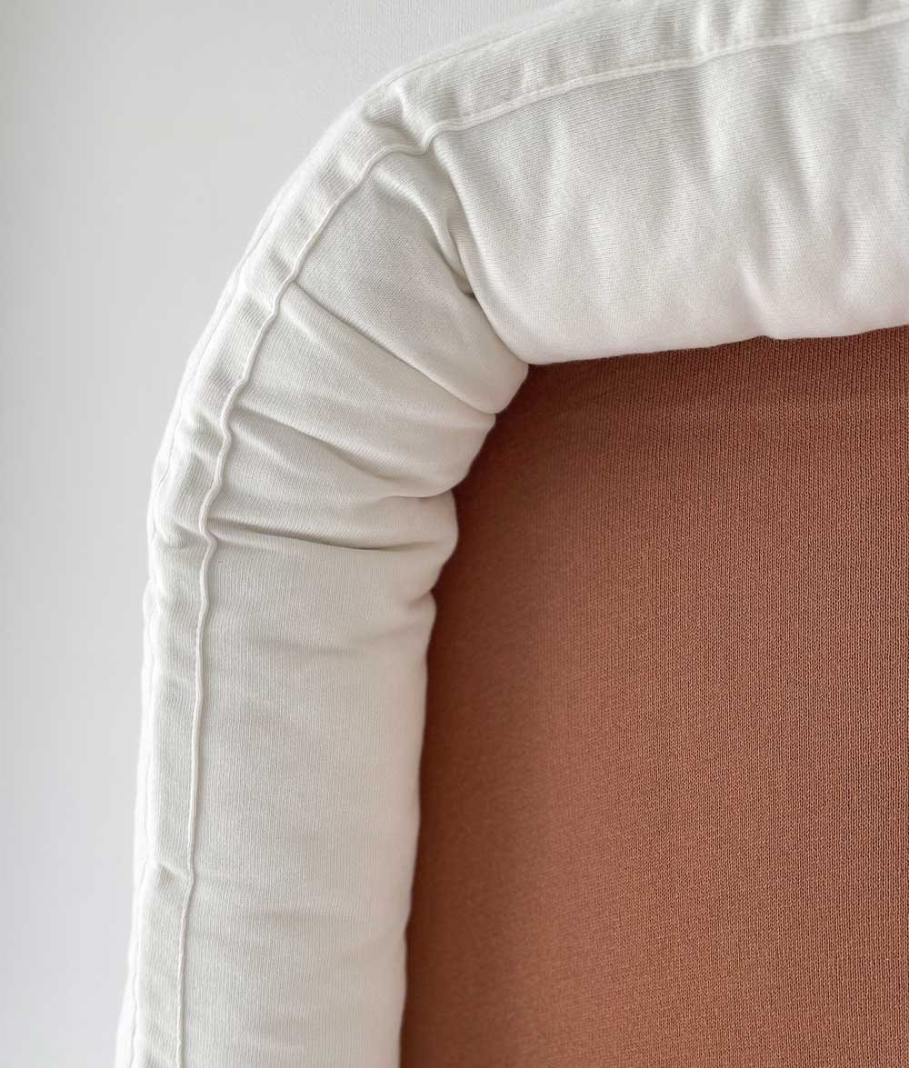 Bengali Baby | Portable Baby Lounger - Toffee + Ivory