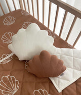 Bengali Home® | Nursery & Kids Room Decor - Clam Shell Cushion Toffee