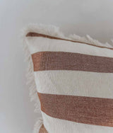 Bengali Home® | Balinese Decor - Toffee Stripe Cushion Coverx