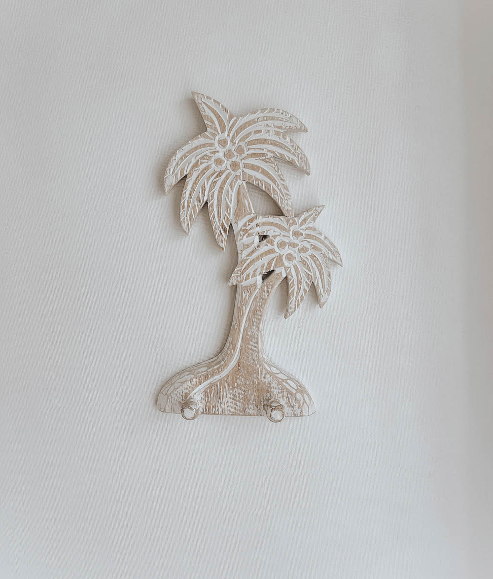 Bali Home™ | Balinese Wooden Hanger - Palm Tree