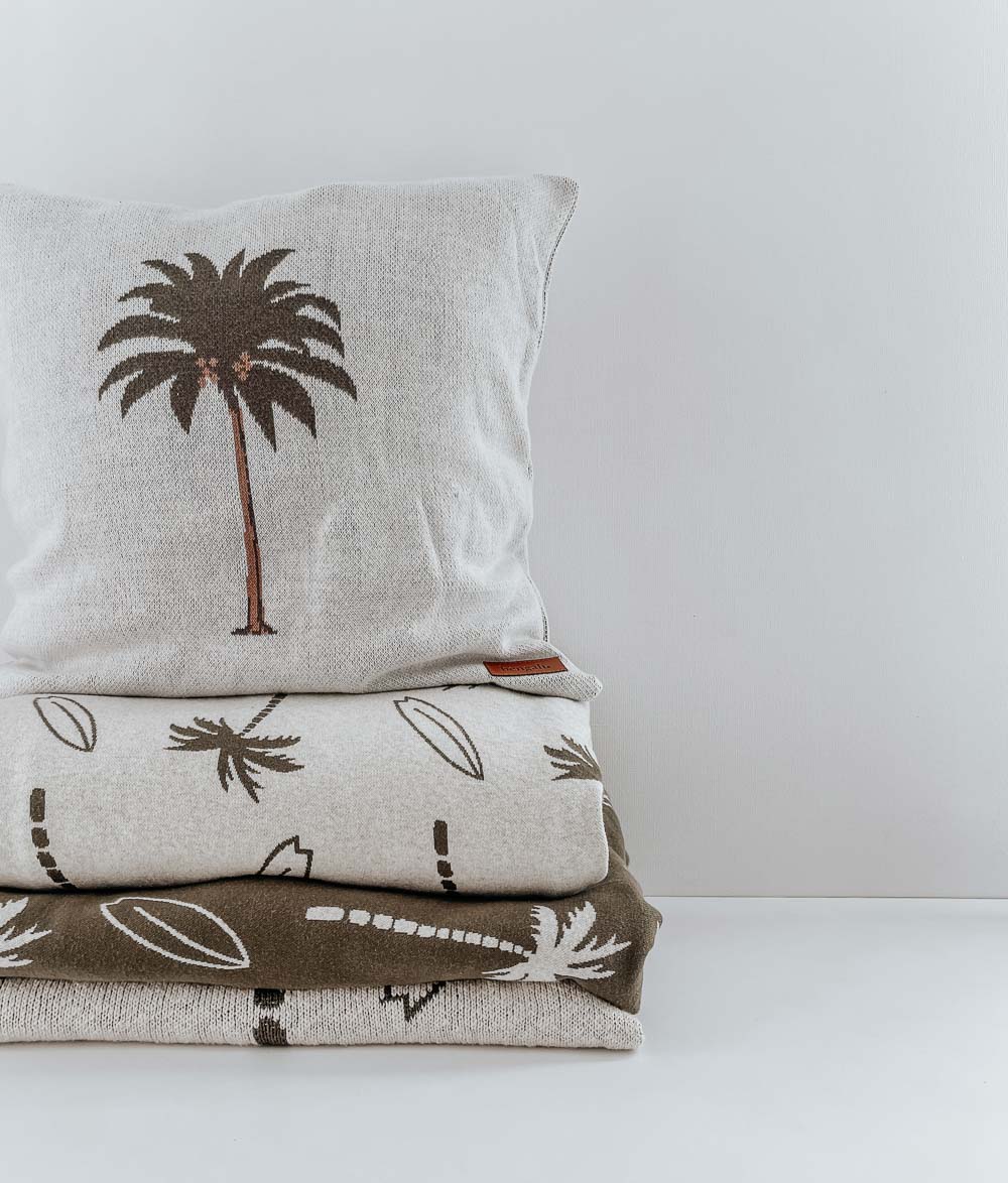 Bengali Baby | Nursery Decor - Surfing Palm Blanket