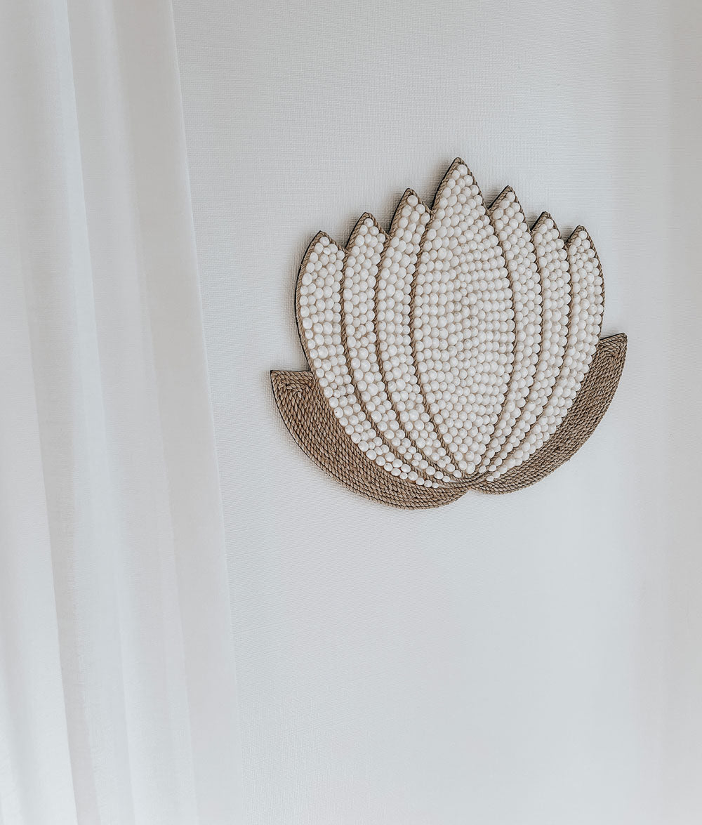 Bali Home™ | Balinese Wall Hanging - Shell Lotus