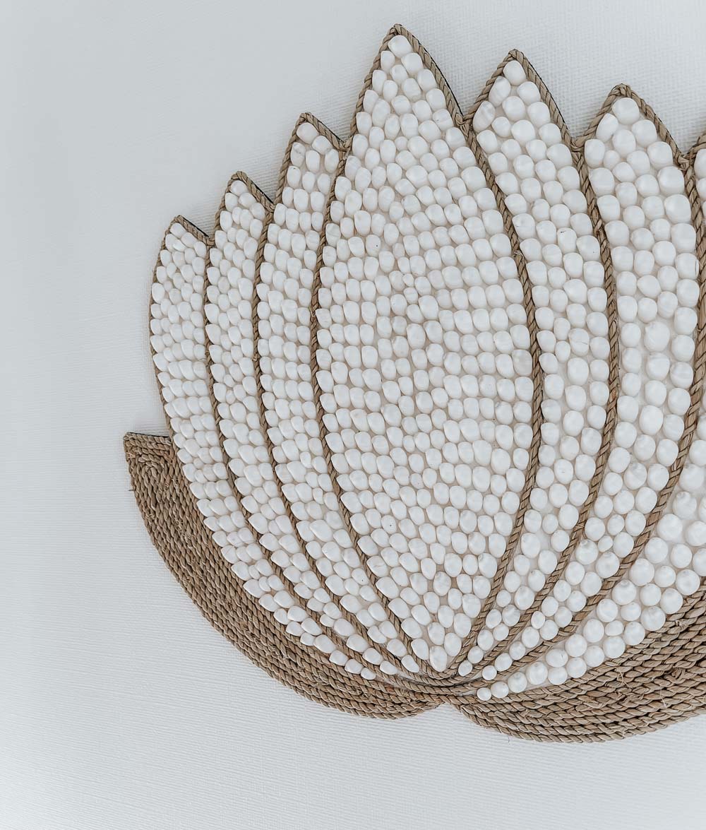 Bali Home™ | Balinese Wall Hanging - Shell Lotus