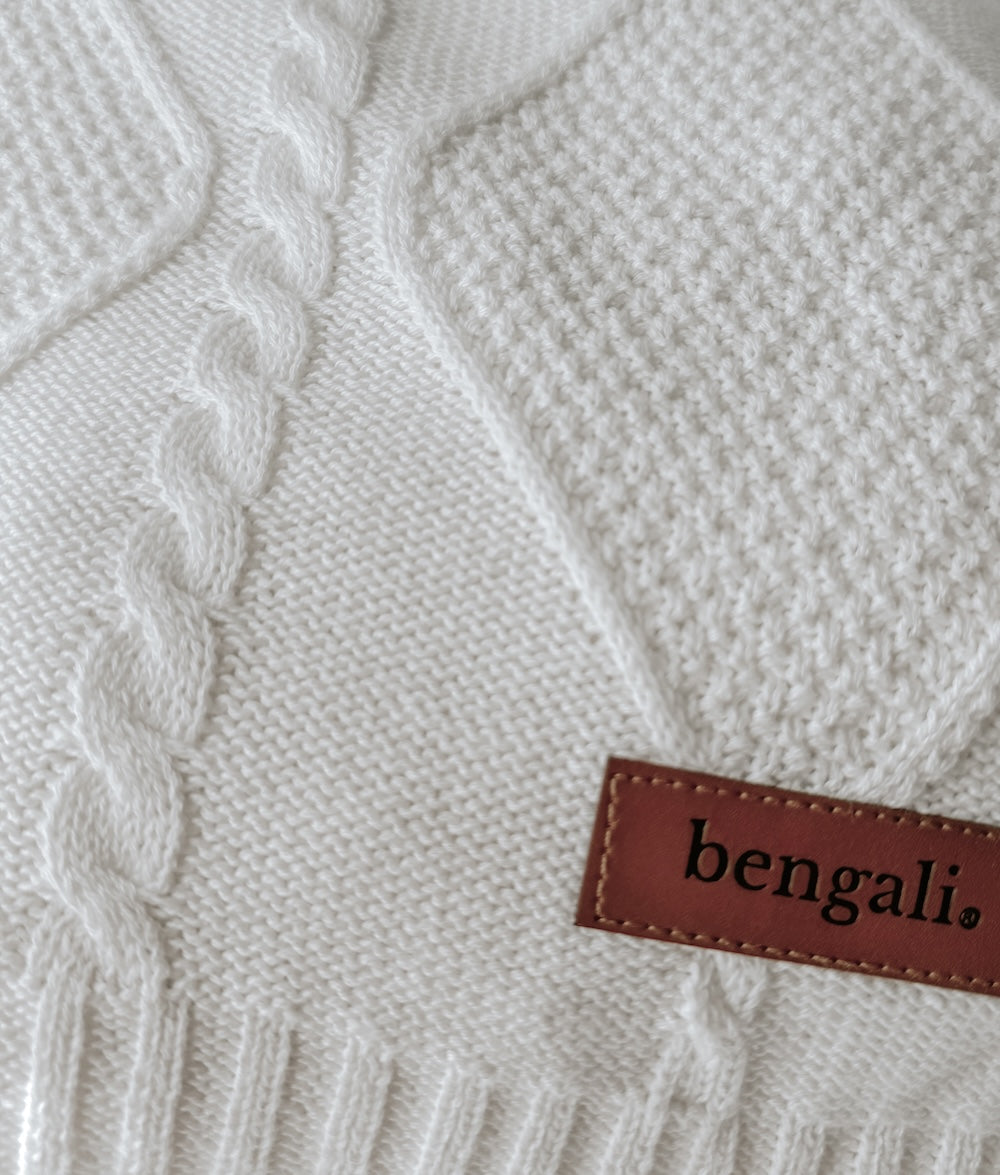 Bengali Home® | Decor - Ivory Diamante Lounge Throw