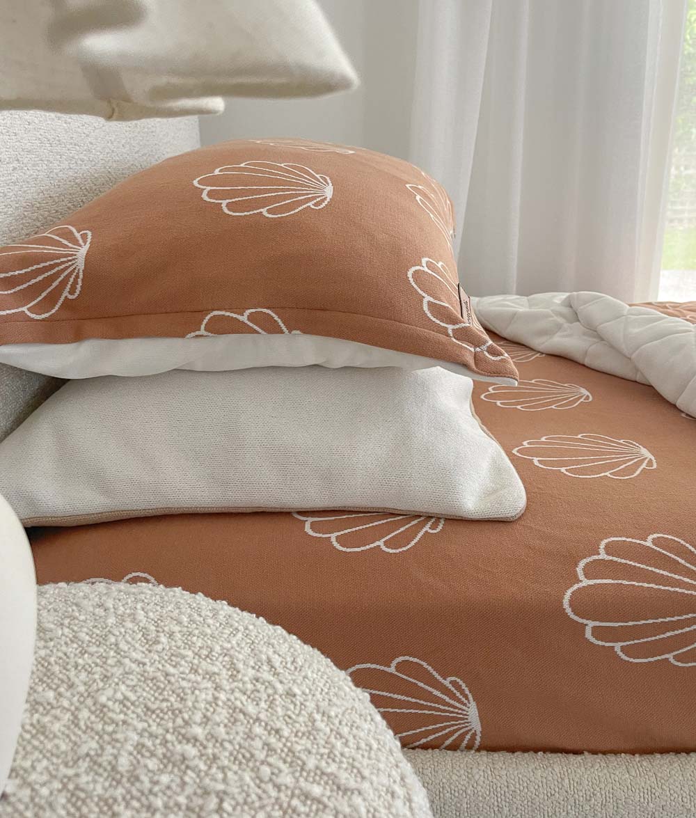 Bengali Home® | Bundle - S/2 Pillowcases Toffee Clam