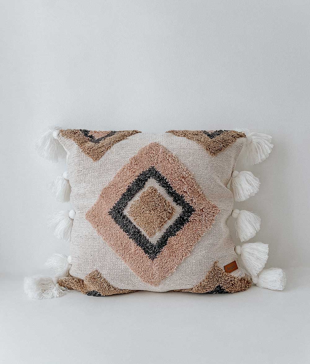 Bengali Home® | Decor - Natural Amira Cushion